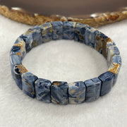 Good Grade Natural Pietersite Shou Pai Bracelet 29.12g 17cm 13.2mm 22 Pcs - Huangs Jadeite and Jewelry Pte Ltd