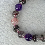 Natural Super 7 Crystal Bracelet 25.20g 9.8 mm 20 Beads - Huangs Jadeite and Jewelry Pte Ltd