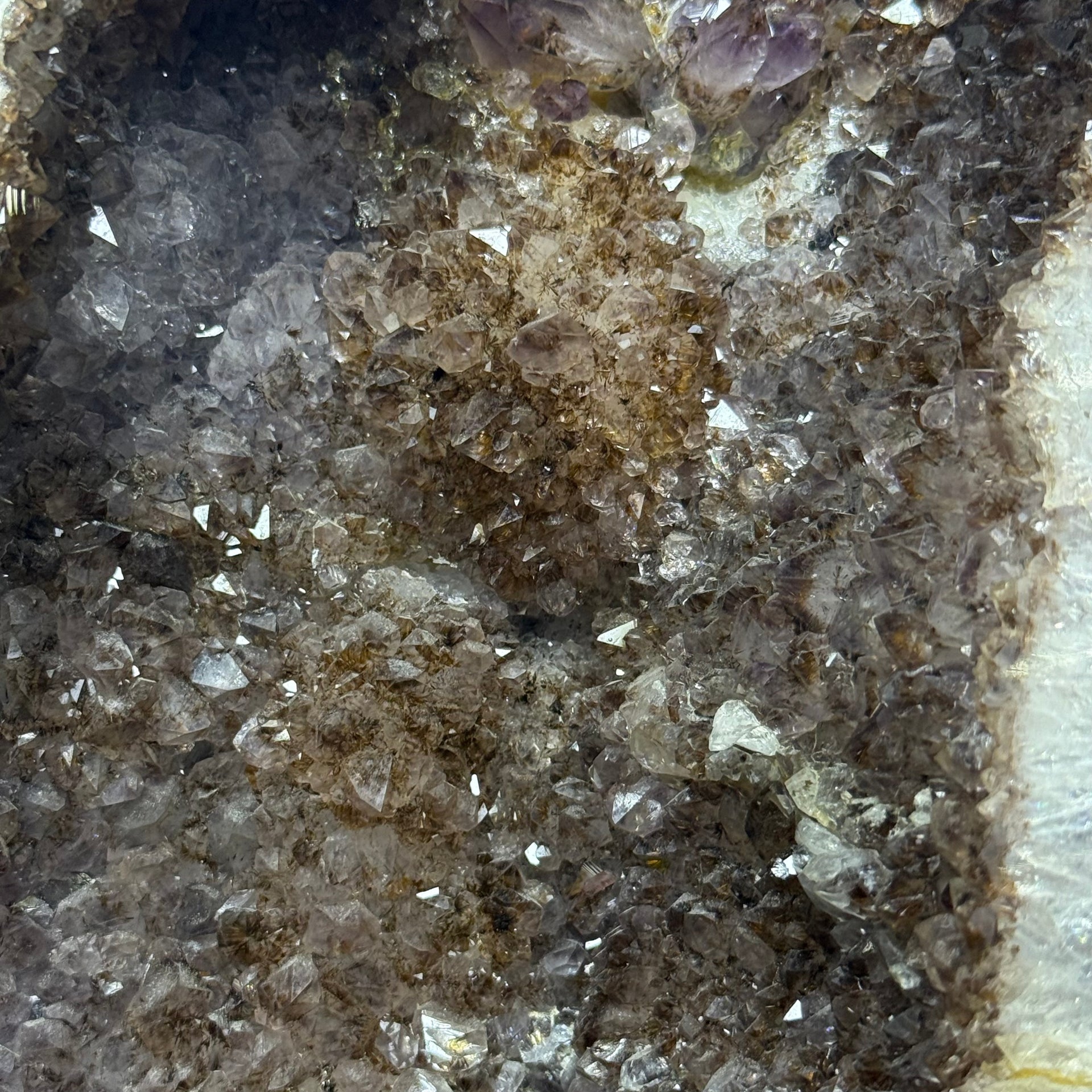 Natural Amethyst with Cacoxenite Tall Shape Cave Display 21,708.2g 220.0 by 190.0 by 643.0mm - Huangs Jadeite and Jewelry Pte Ltd