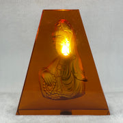 Liuli Red Guan Yin Display 3,171.0g 180.0 by 60.0 by 200.0mm - Huangs Jadeite and Jewelry Pte Ltd
