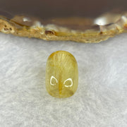 Good Grade Natural Golden Rutilated Quartz Crystal Lulu Tong Barrel 天然金顺发晶水晶露露通桶 
3.13g 14.2 by 1.11mm - Huangs Jadeite and Jewelry Pte Ltd