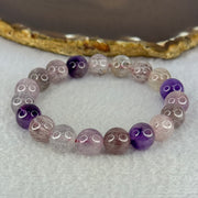 Natural Super 7 Beads Bracelet 32.34g 17.5cm 10.8mm 19 Beads - Huangs Jadeite and Jewelry Pte Ltd