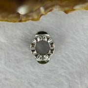 Natural Czech Republic Moldavite Meteorite Crystal in S925 Sliver Bracelet Charm 2.35g 15.1 by 11.5 by 9.3 / 6.0 by 3.5 by 2.0mm - Huangs Jadeite and Jewelry Pte Ltd