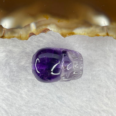 Above Average Natural Super 7 Crystal Pixiu Charm for Bracelet 天然超七水晶貔貅 4.65g 18.7 by 13.1 by 10.5mm - Huangs Jadeite and Jewelry Pte Ltd