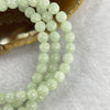 Type A Light Green Jadeite 107 beads necklace 6.6mm 49.61g - Huangs Jadeite and Jewelry Pte Ltd
