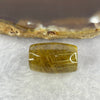 Good Grade Natural Golden Rutilated Quartz Crystal Lulu Tong Barrel 天然金顺发晶水晶露露通桶 
4.90g 18.4 by 12.2mm - Huangs Jadeite and Jewelry Pte Ltd