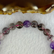 Natural Super 7 Beads Bracelet 19.26g 17cm 8.3mm 25 Beads - Huangs Jadeite and Jewelry Pte Ltd