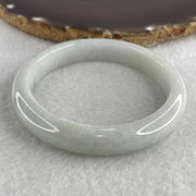 Natural Type A Light Green Jadeite Bangle 54.47g Internal Diameter 58.9mm 11.5 by 9.0mm (Slight Internal Lines) - Huangs Jadeite and Jewelry Pte Ltd