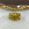 Good Grade Natural Golden Rutilated Quartz Crystal Lulu Tong Barrel 天然金顺发晶水晶露露通桶 
4.02g 16.8 by 11.4mm - Huangs Jadeite and Jewelry Pte Ltd