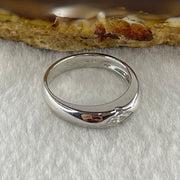 Natural Marquise Shape Diamond in 18K White Gold Ring D0.22ct Total 6.1g US7 HK15 - Huangs Jadeite and Jewelry Pte Ltd