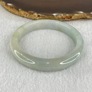Type A Light Blueish green with Faint Green Jadeite Bangle 49.90g Internal Diameter 57.1mm 11.5 by 8.5mm (Very Slight Internal Lines) - Huangs Jadeite and Jewelry Pte Ltd