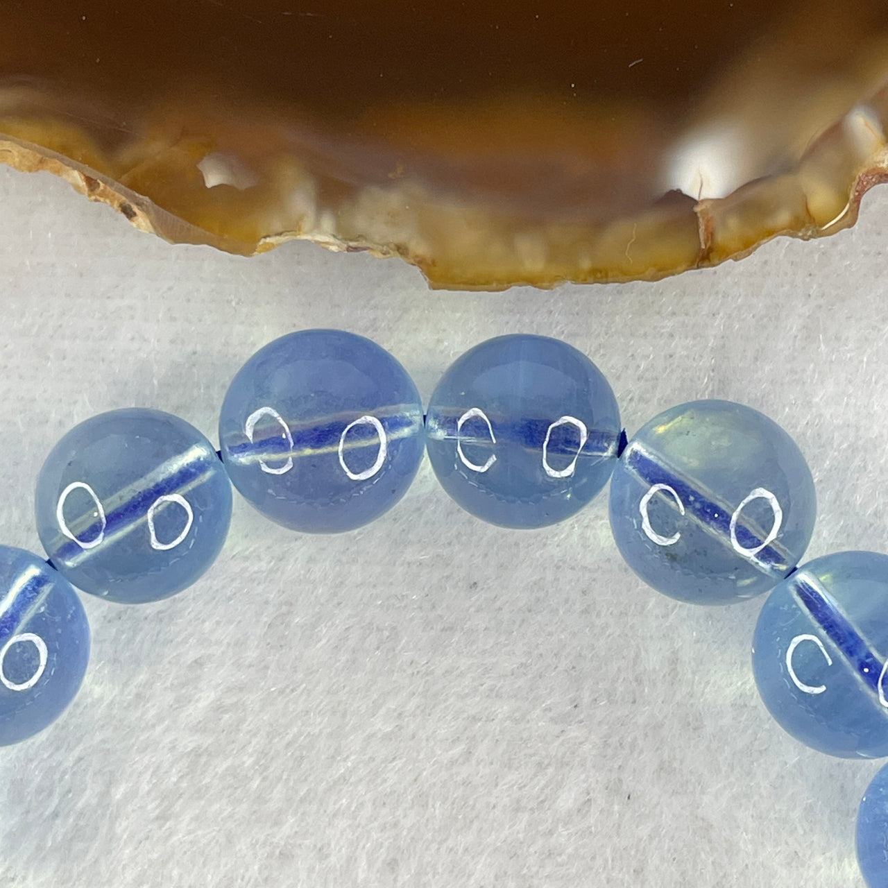 Certified Very Good Natural Transparent Aquamarine Beads Bracelet 35.97g 16.5cm 11.8mm 16 Beads