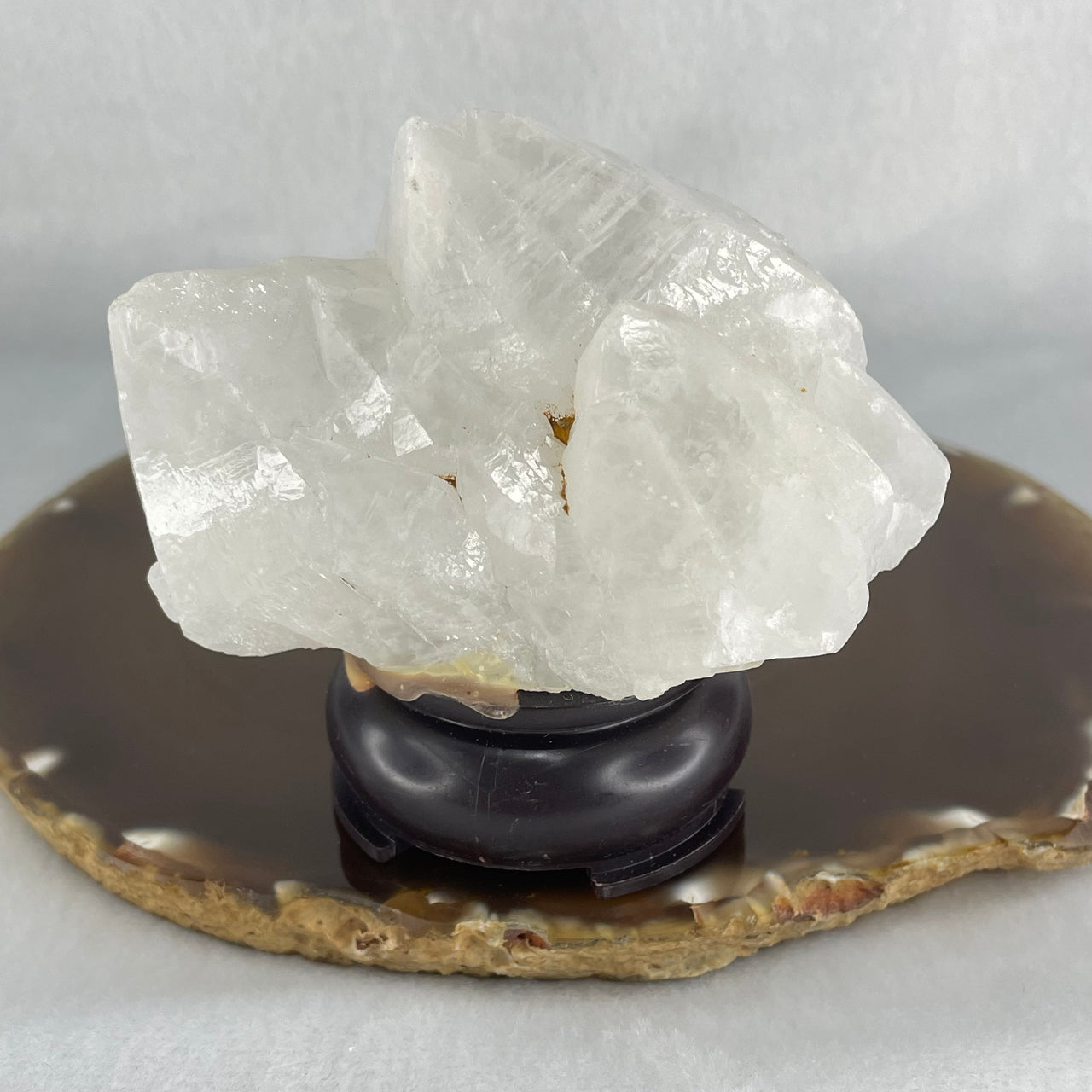 Natural Milky White Quartz Display 241.05g 84.2 by 48.5 by 77.0mm - Huangs Jadeite and Jewelry Pte Ltd