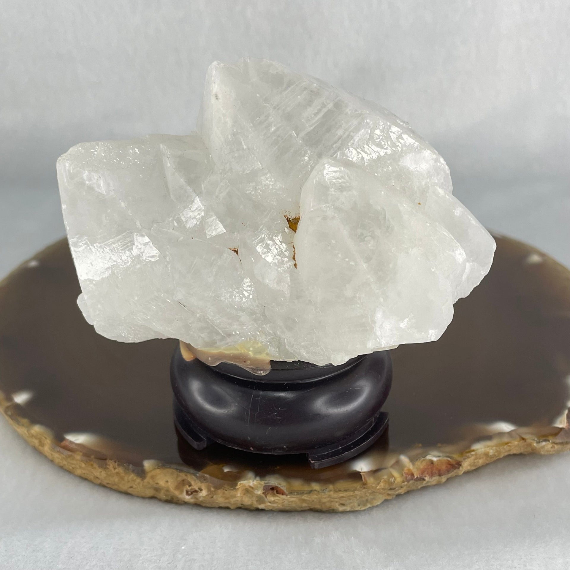 Natural Milky White Quartz Display 241.05g 84.2 by 48.5 by 77.0mm - Huangs Jadeite and Jewelry Pte Ltd