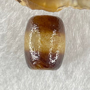 Natural Powerful Tibetan Old Oily Agate One Line Dzi Bead Heavenly Master (Tian Zhu) 1.46g 11.6 by 8.8mm - Huangs Jadeite and Jewelry Pte Ltd