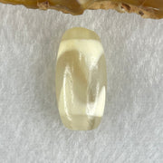 Natural Powerful Tibetan Old Oily Agate Tiger Tooth Daluo Dzi Bead Heavenly Master (Tian Zhu) 虎呀天诛 2.99g 20.1 by 10.1mm - Huangs Jadeite and Jewelry Pte Ltd