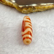 Natural Powerful Tibetan Old Oily Agate Sky Door Serenity 1 Eye Dzi Bead Heavenly Master (Tian Zhu) 一眼天诛 7.59g 38.3 by 11.5mm - Huangs Jadeite and Jewelry Pte Ltd