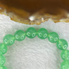 Natural Green Aventurine Bracelet 24.63g 14.5cm 10.0mm 18 Beads - Huangs Jadeite and Jewelry Pte Ltd