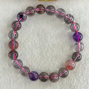 Natural Super 7 超级七 Bracelet 22.33g 9.5mm/bead 21 beads 15.5cm - Huangs Jadeite and Jewelry Pte Ltd