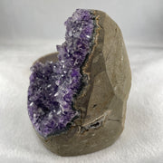 Natural Amethyst Rough Rectangular Shaped Display 1650.5g 100.0 by 104.5 by 126.0mm - Huangs Jadeite and Jewelry Pte Ltd