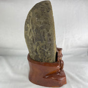 Natural Amethyst Cave with Wooden Stand 3,849.40g 145.8 by 132.6 by 160.0mm - Huangs Jadeite and Jewelry Pte Ltd