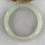 Certified Type A Light Green with Yellowish Spot Jadeite Bangle Internal Diameter 53.1mm 50.30g 12.2 by 8.1mm ( Close to Perfect ) - Huangs Jadeite and Jewelry Pte Ltd