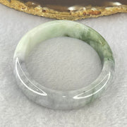 Type A Lavender with Green and Wuji Grey Piao Hua Jadeite Bangle Internal Diameter 55.5mm 41.59g 12.0 by 7.3mm (External Line) - Huangs Jadeite and Jewelry Pte Ltd