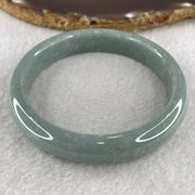 Type A Full Green Bangle 48.97g inner Dia 59.4mm 12.0 by 7.4mm (NO LINE) - Huangs Jadeite and Jewelry Pte Ltd