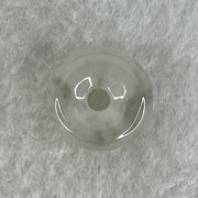Type A Semi Icy Light Lavender With Wuji Grey Spots Jadeite Ping An Kou Charm/Pendant 2.03g 12.4 by 6.4mm - Huangs Jadeite and Jewelry Pte Ltd