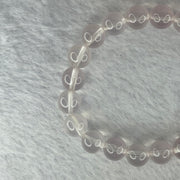 Natural Rose Quartz Beads Bracelet 天然玫瑰石英珠手链 23.44g 16.5cm 9.4mm 21 Beads - Huangs Jadeite and Jewelry Pte Ltd
