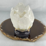 Natural Milky White Quartz Display 230.21g 63.1 by 48.2 by 87.6mm - Huangs Jadeite and Jewelry Pte Ltd