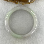 Natural Type A Jelly Light Lavender Light Green Jadeite Bangle 57.44g Inner Diameter 52.8mm 13.9 by 8.4mm (Slight External Line) - Huangs Jadeite and Jewelry Pte Ltd