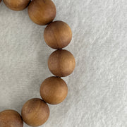 Certified Natural Sandalwood Beads Bracelet 30.16g 18cm 15.1mm 15Beads - Huangs Jadeite and Jewelry Pte Ltd