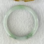 Type A Lavender and Green Jadeite Bangle Internal Diameter 44.0mm 15.58g 6.1 by 6.1mm (Very Very Fine Internal Line) - Huangs Jadeite and Jewelry Pte Ltd
