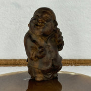 Natural Agarwood Boss Wooden Display 天然沉香钱老板摆件 39.24g 67.7 by 37.6 by 32.4mm - Huangs Jadeite and Jewelry Pte Ltd