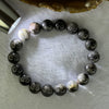 Natural Black Auralite 23 Bracelet 天然黑激光23手链 38.55g 18cm 11.7mm 18 Beads - Huangs Jadeite and Jewelry Pte Ltd