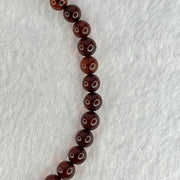 Natural Mixed Color Amber Beads Elastic Necklaces 6.71g 58cm 4.9mm 117 Beads - Huangs Jadeite and Jewelry Pte Ltd