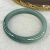 Type A Blueish Green Jadeite Bangle Inner Diameter 54.7mm 32.15g 9.1 by 6.8 (Perfect) - Huangs Jadeite and Jewelry Pte Ltd