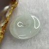 Type A Faint Lavender Green Jadeite Ping An Kou Donut 平安扣 Pendant 7.09g 24.1 by 6.1mm - Huangs Jadeite and Jewelry Pte Ltd