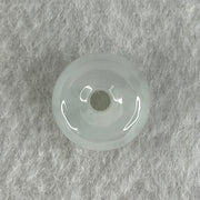 Type A Icy Jelly Faint Gren Lavender Jadeite Ping An Kou Charm/Pendant 2.48g 12.9 by 7.6mm - Huangs Jadeite and Jewelry Pte Ltd