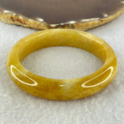 Yellowish Brown Sodium Feldspar Jade Bangle Internal Diameter 58.3mm 58.42g 14.0 by 10.2mm (Close to Perfect) - Huangs Jadeite and Jewelry Pte Ltd