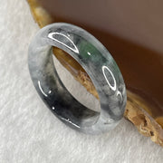 Certified Type A Wuji Grey Jadeite Rings 3.97g 6.1 by 3.6mm US 7.5 HK 16.5 (Very Very Slight Internal Line) - Huangs Jadeite and Jewelry Pte Ltd