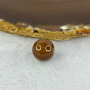 Type A Brown Jadeite Bead for Bracelet/Necklace/Earrings/Ring 4.68g 14.0mm - Huangs Jadeite and Jewelry Pte Ltd