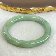 Type A Blueish Green Jadeite Bangle Internal Diameter 53.9mm 43.94g 9.3 by 9.3mm (Internal Lines) - Huangs Jadeite and Jewelry Pte Ltd