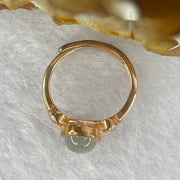 Natural Opal In 925 Sliver in Rose Gold Color Ring 2.46g by 8.6 by 6.5 by 5.0 mm Adjustable Size - Huangs Jadeite and Jewelry Pte Ltd
