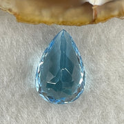 Natural Sky Blue Topaz Teardrop Shape 9.92ct 15.9 by 10.6 by 8.3mm - Huangs Jadeite and Jewelry Pte Ltd