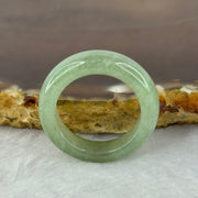 Type A Green Jadeite Ring 4.29g 6.1 by 4.0mm US7 HK15.5 - Huangs Jadeite and Jewelry Pte Ltd