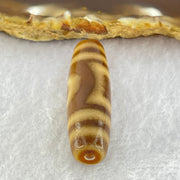 Natural Powerful Tibetan Old Oily Agate Sky Door Serenity 1 Eye Dzi Bead Heavenly Master (Tian Zhu) 一眼天诛 7.74g 38.8 by 11.5mm - Huangs Jadeite and Jewelry Pte Ltd