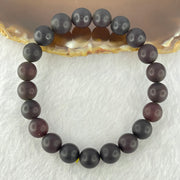 Natural Iron Blood King Amber Beads Bracelet 天然铁血王琥珀手链 8.98g 16.5cm 9.1mm 21 Beads - Huangs Jadeite and Jewelry Pte Ltd