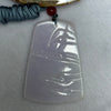 Type A Lavender Jadeite Shan Shui With Benefactor Pendent 24.75g 52.2 by 38.2 by 5.7mm - Huangs Jadeite and Jewelry Pte Ltd
